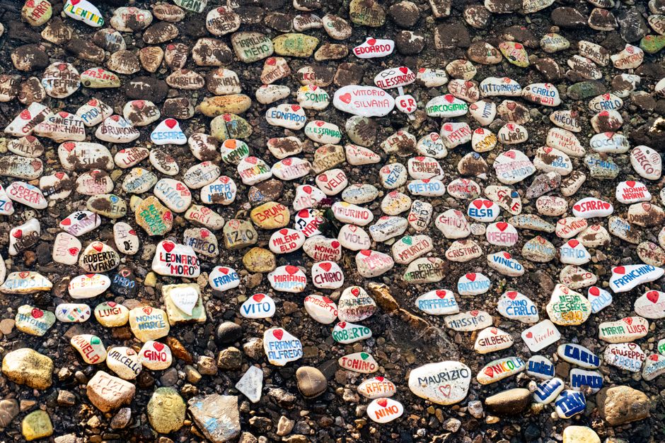 painted pebbles