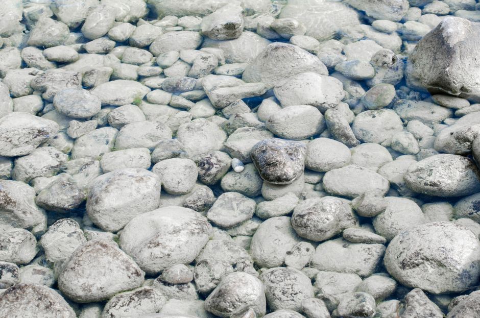 smooth pebbles
