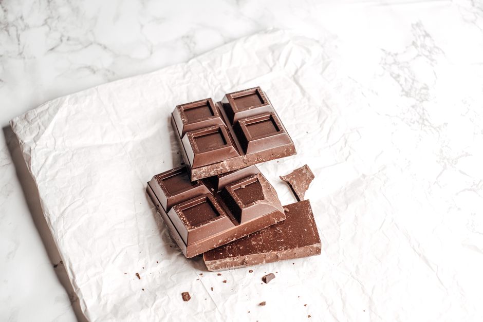 chocolate bar pieces