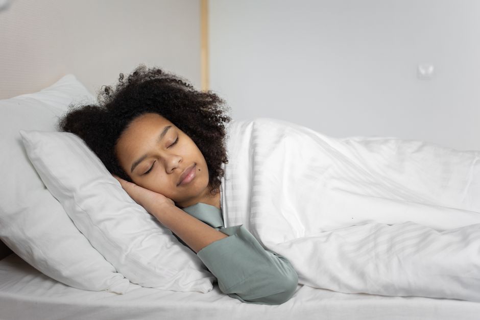child sleeping peacefully